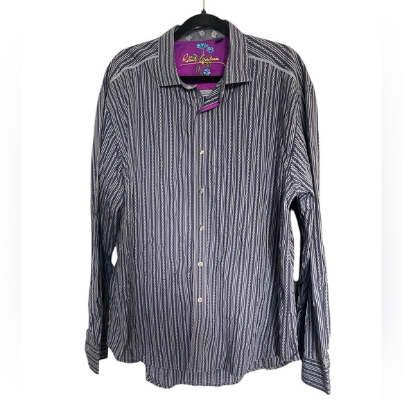 Vintage Robert Graham Long Sleeve Button Down Shirt - Size 2XL - Picture 1 of 10